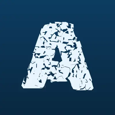 Айсберг, сеть водоматов, лого-визитка