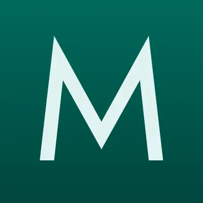 М.Видео, сеть магазинов техники, лого-визитка